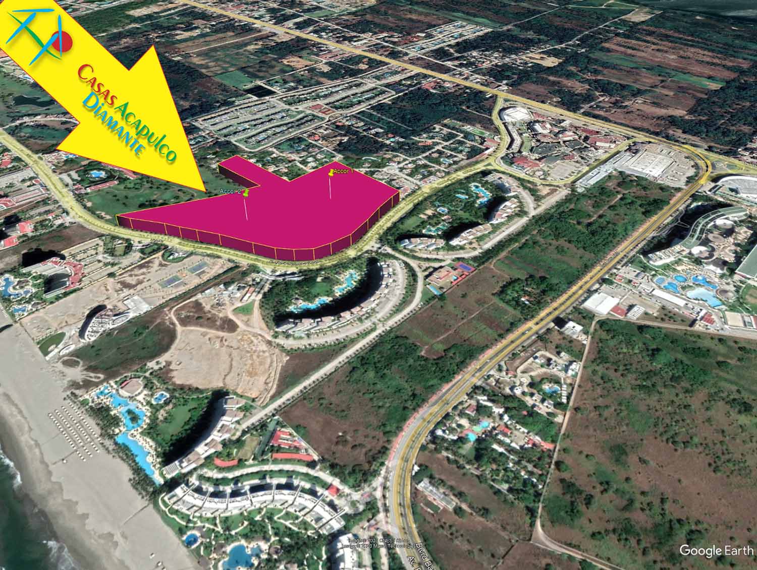 Terreno Playa Diamante Acacor 1 y 2 - Vista aérea 9